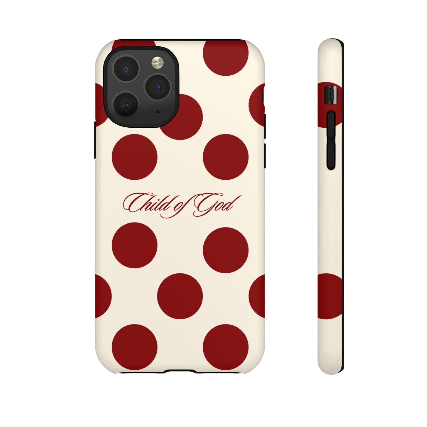 Child of God Red and Créame Phone Case
