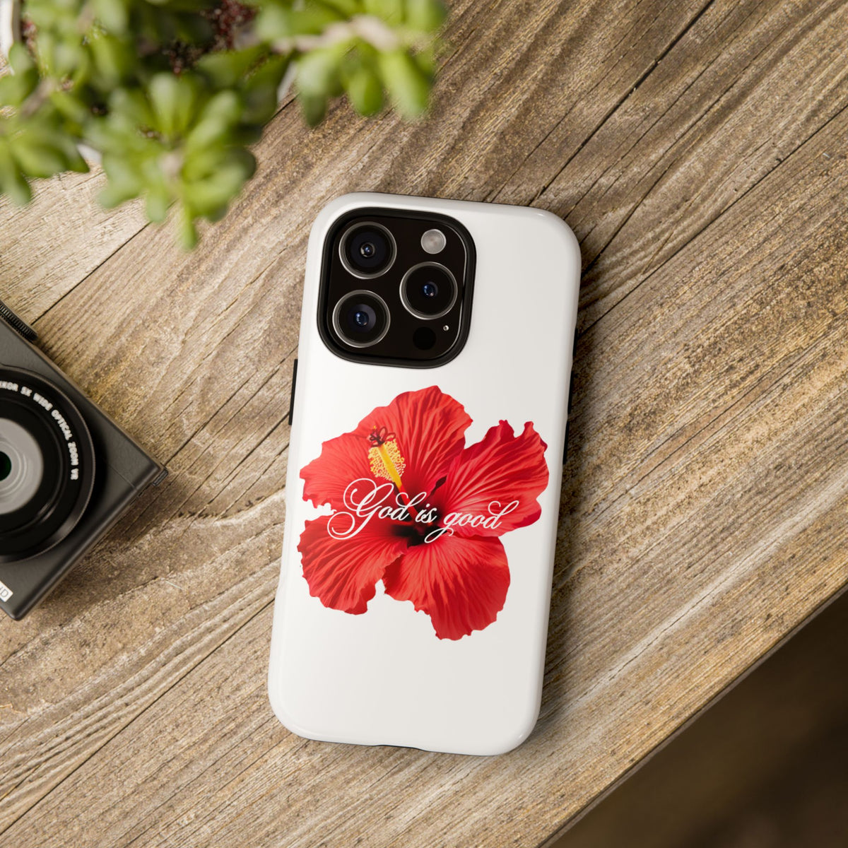 God is good Flower Phone Case