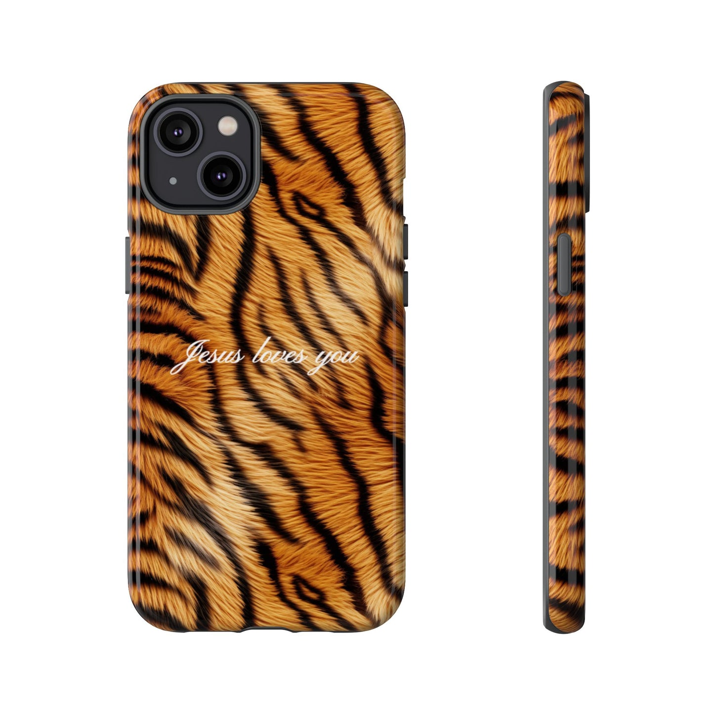 Jesus Loves You Tiger Phone Case
