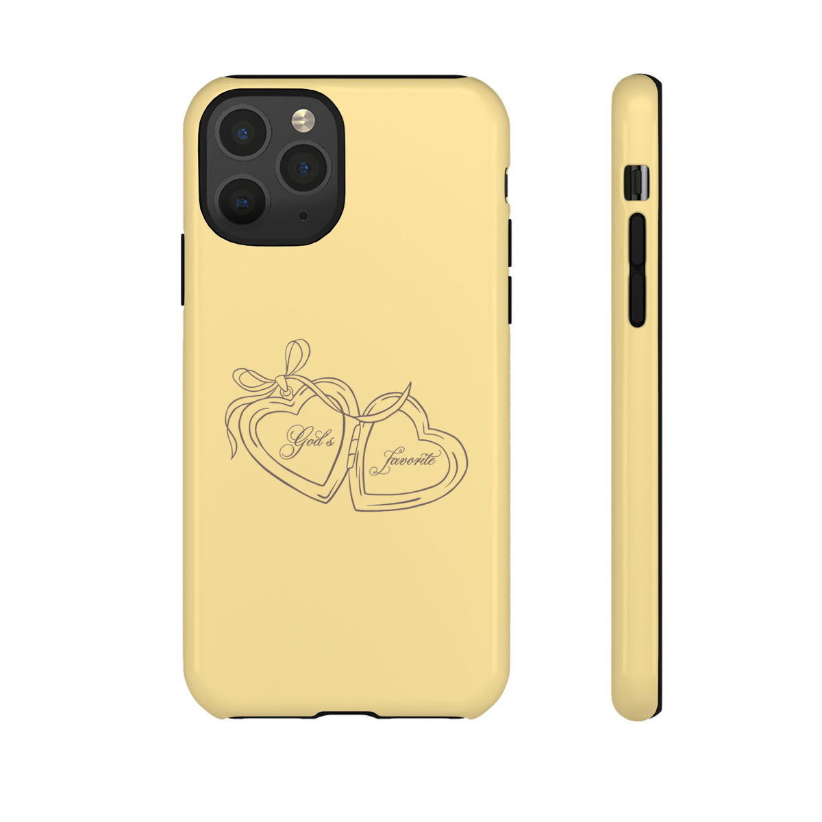 God’s favorite Butter Yellow Locket Phone Case