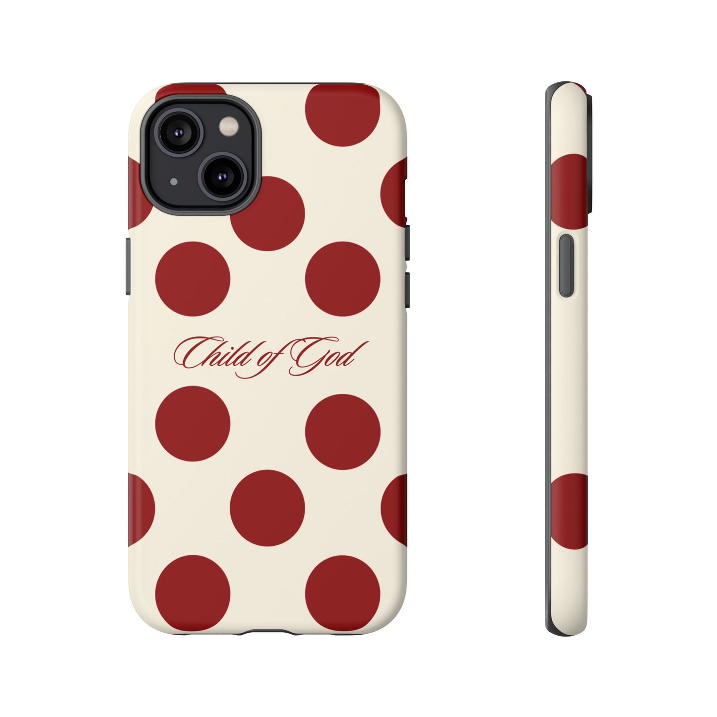 Child of God Red and Créame Phone Case