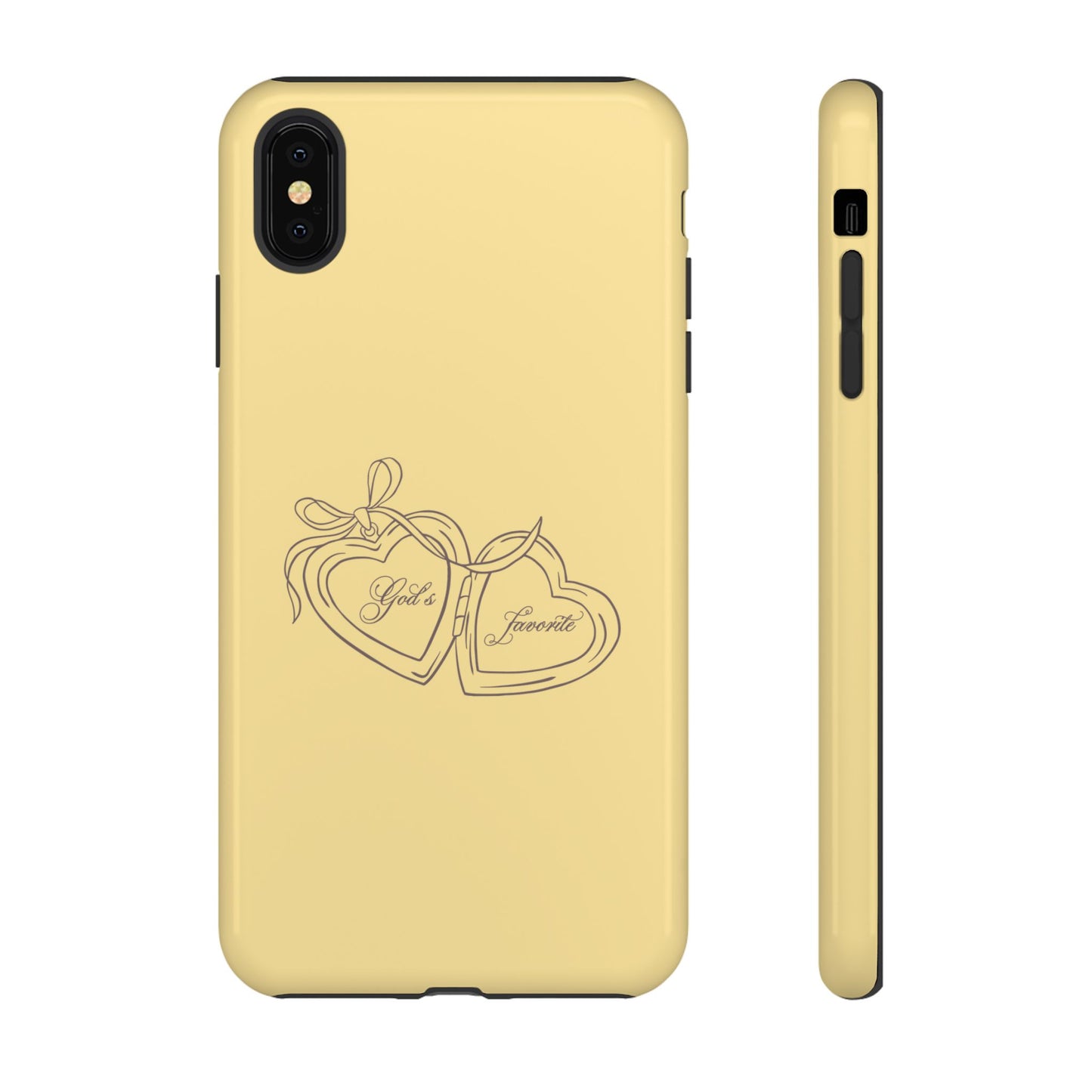 God’s favorite Butter Yellow Locket Phone Case