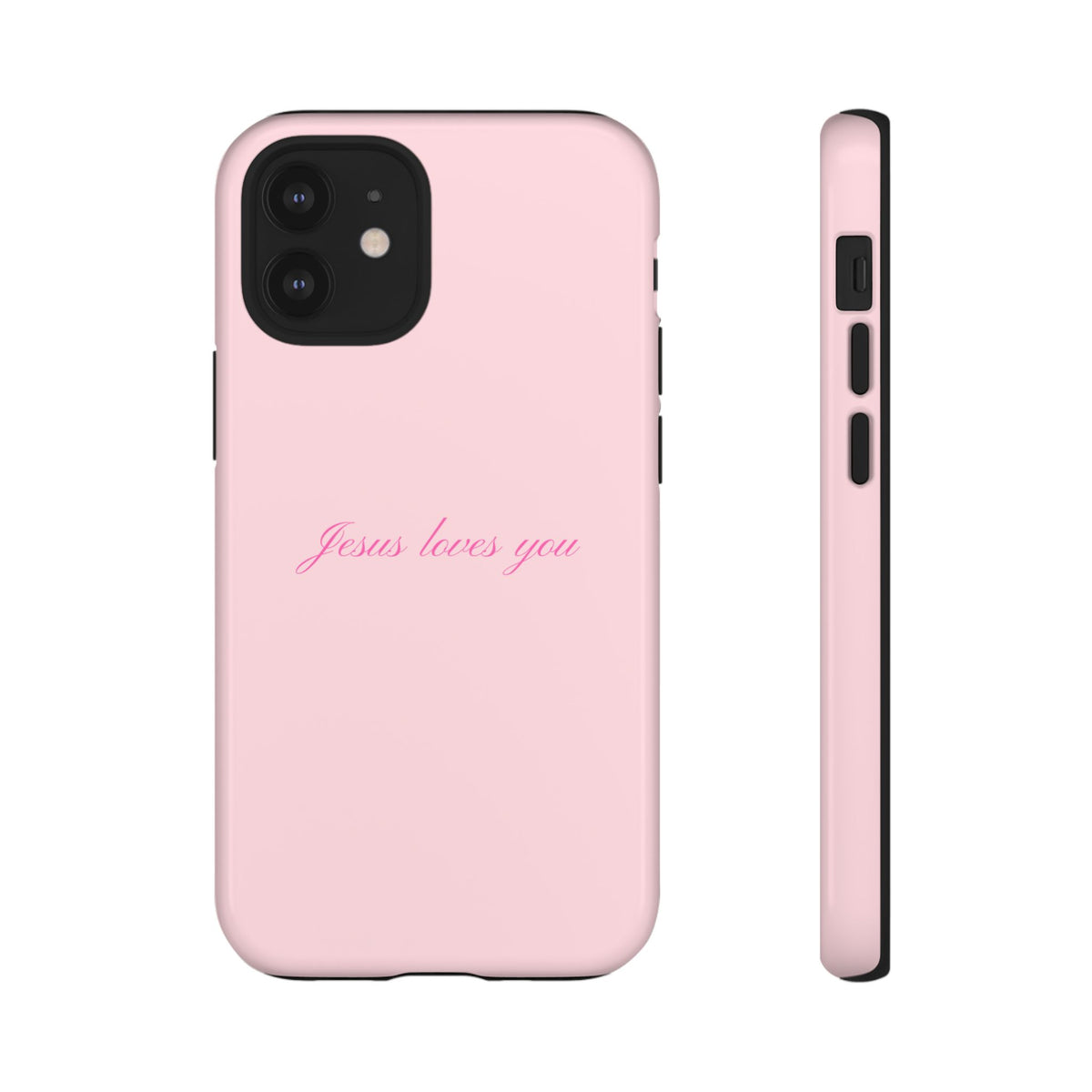 Jesus loves you Baby Pink Phone Case