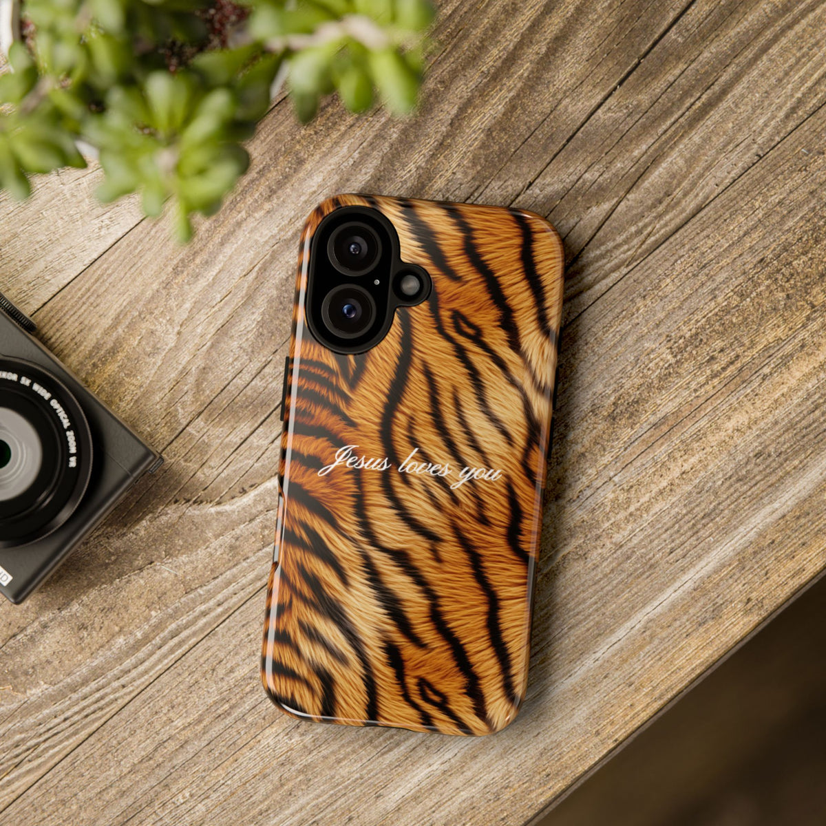 Jesus Loves You Tiger Phone Case