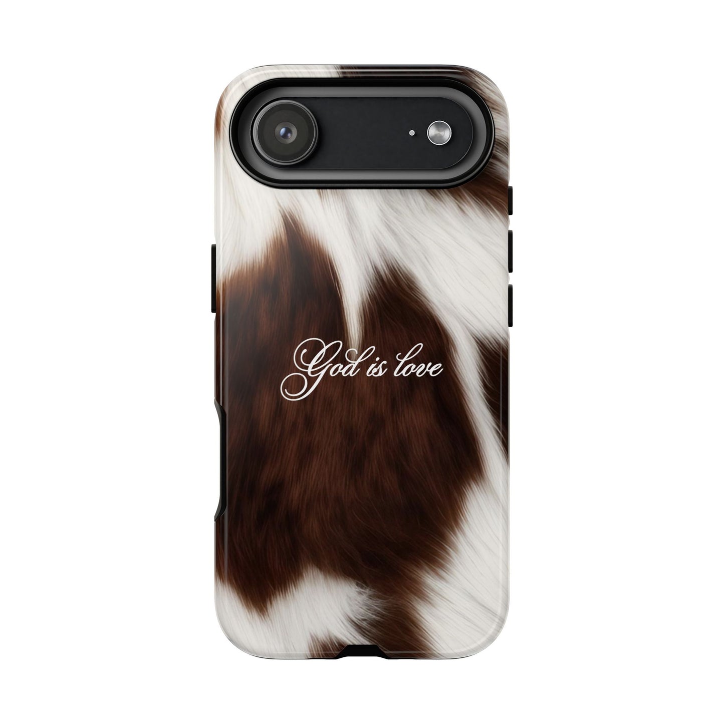 God is love Cow phone case