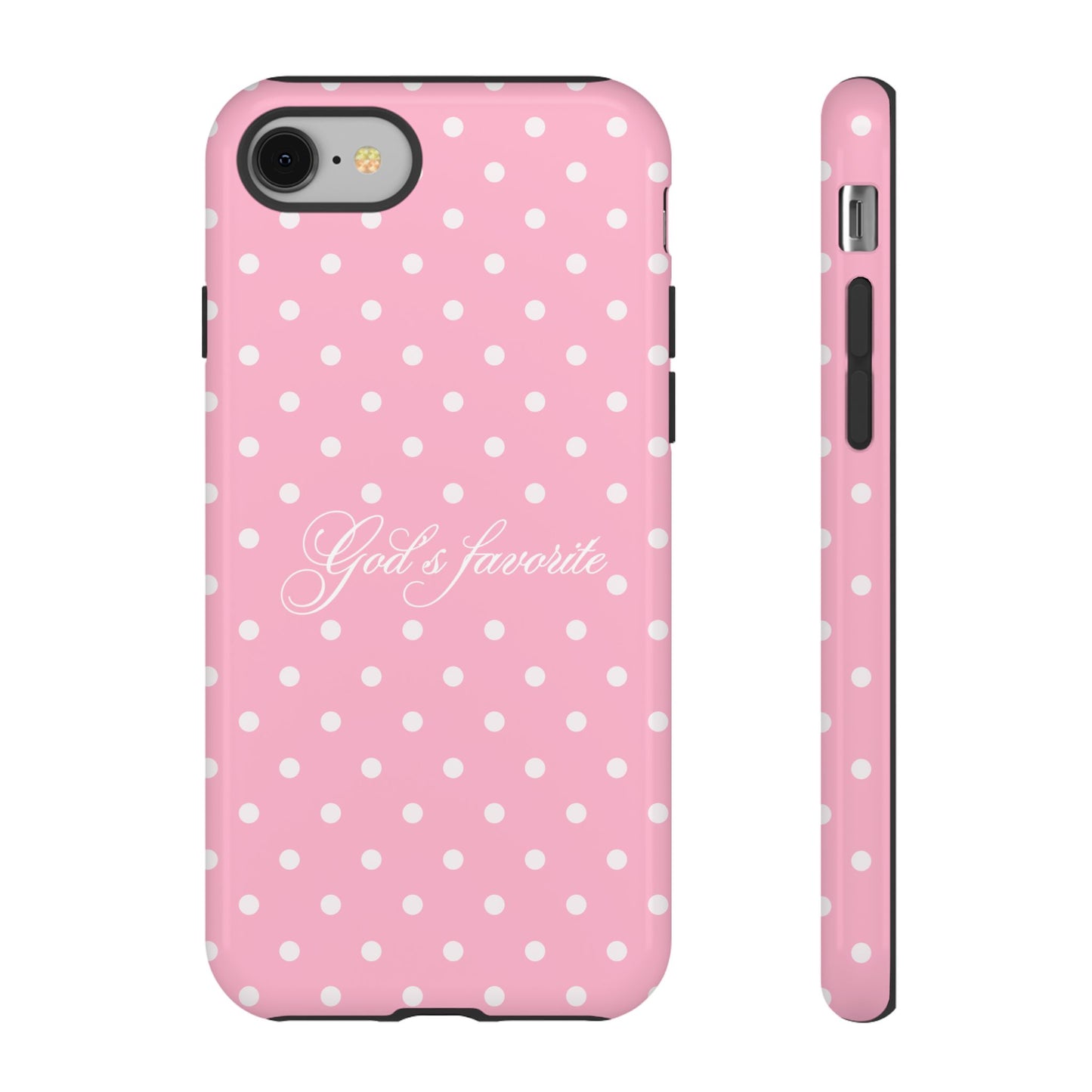 God’s favorite Pink Polka Dot Phone Case