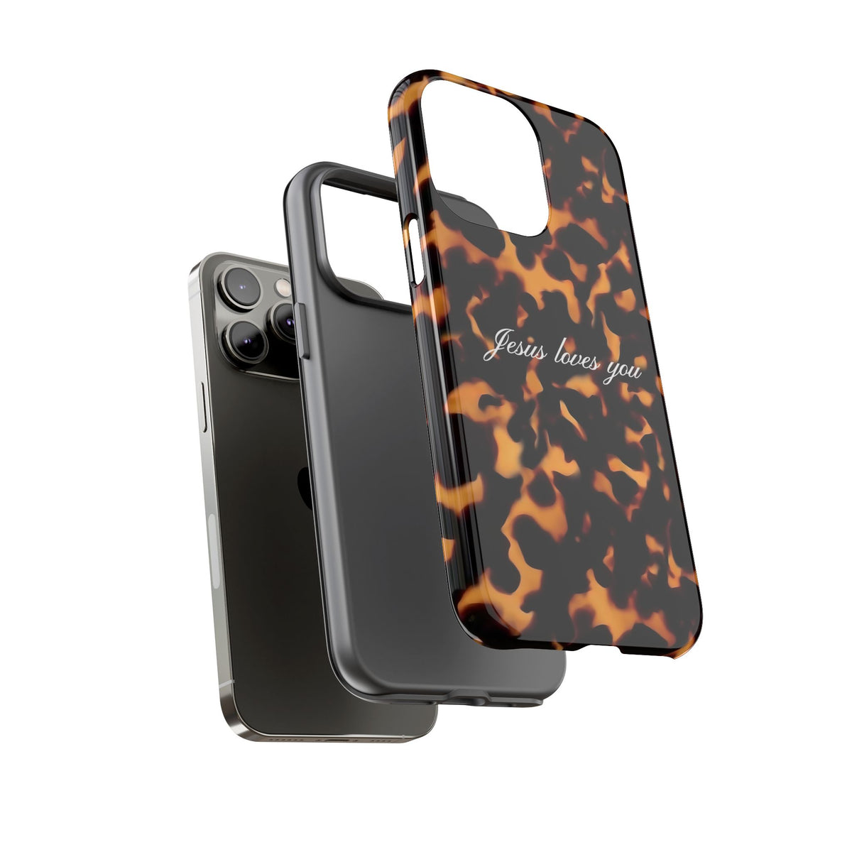 Jesus loves you Tortoise Phone Case