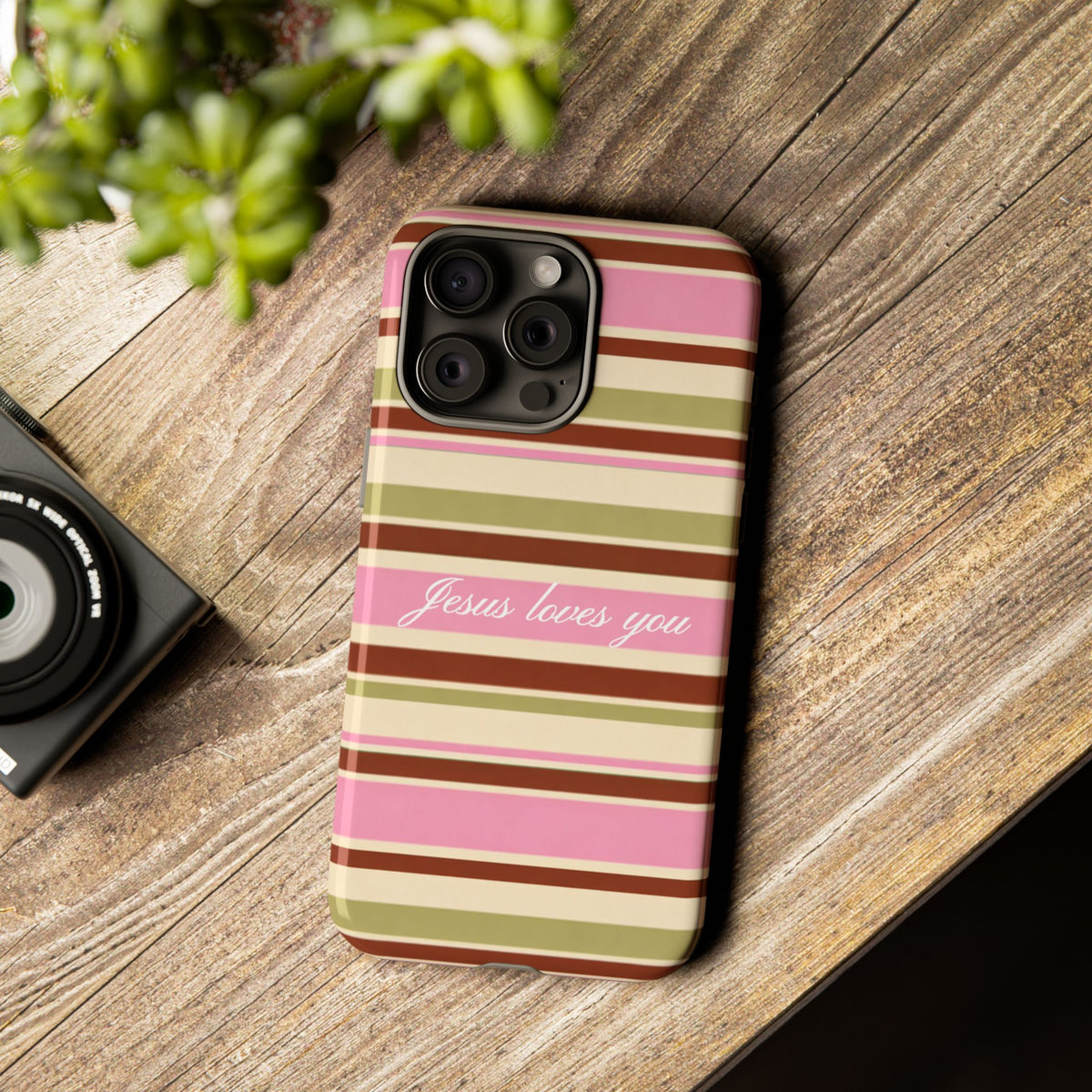 Jesus Loves You Neapolitan Phone Case