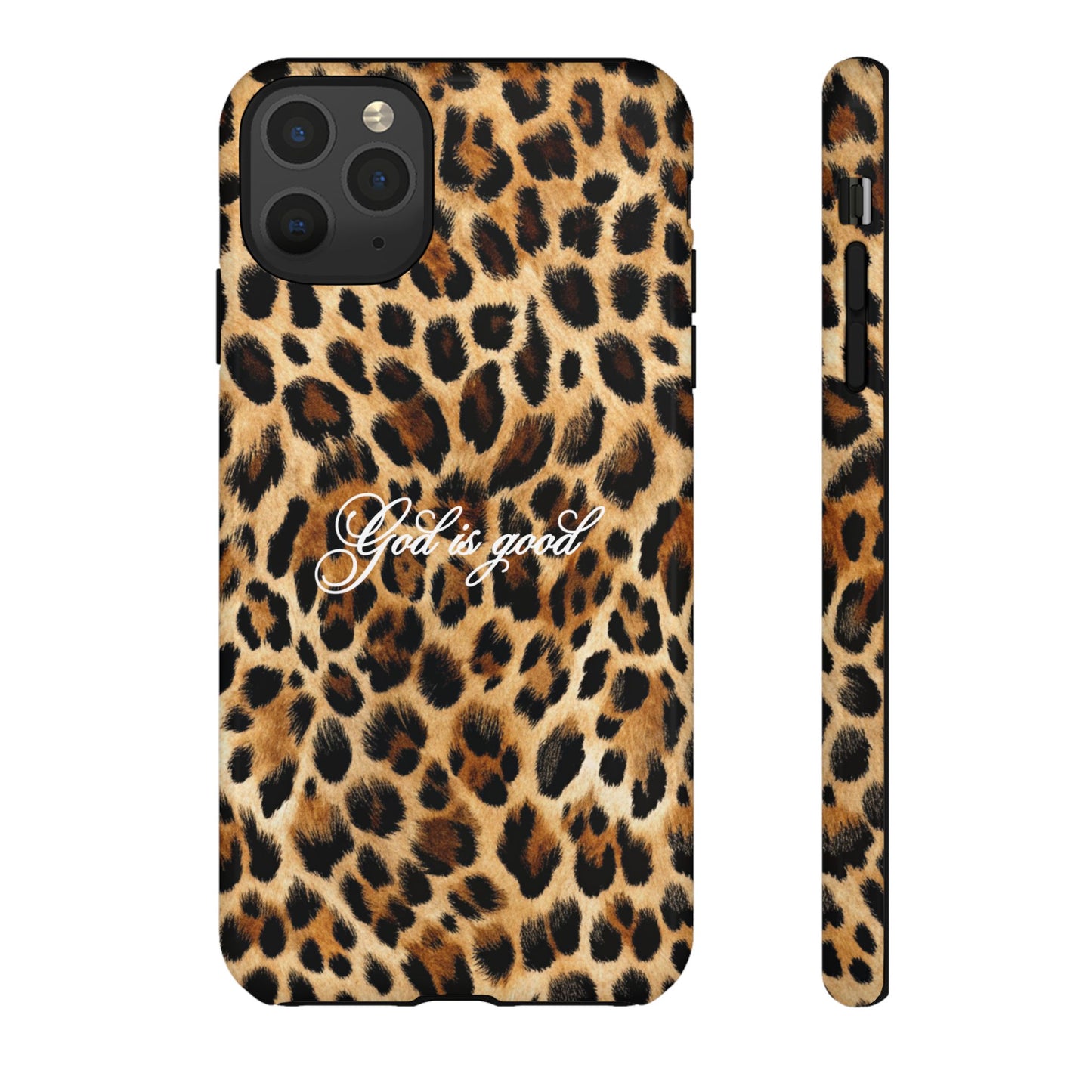 God is good Leopard Phone Case