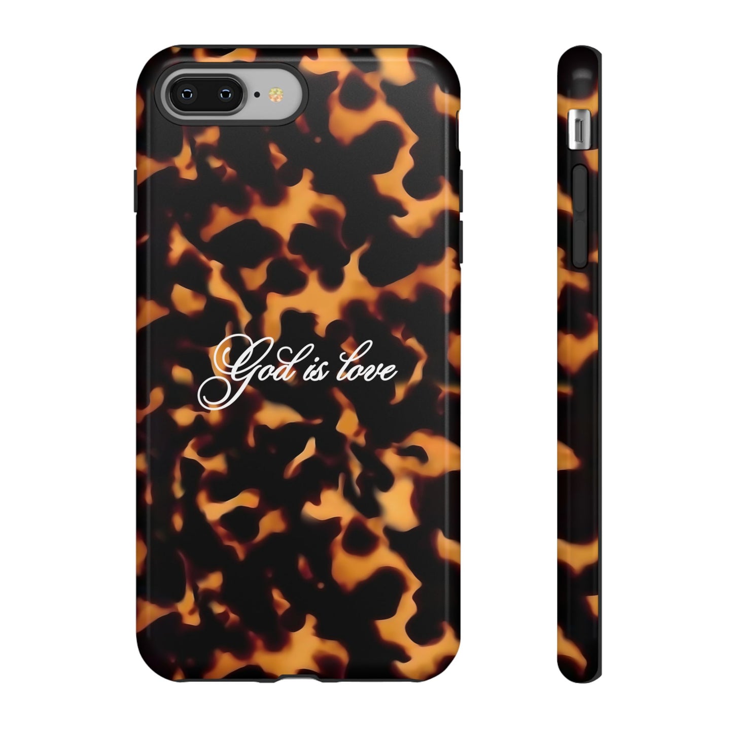 God is love Tortoise shell phone case