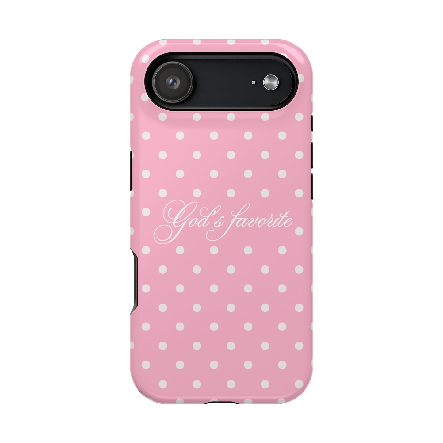 God’s favorite Pink Polka Dot MagSafe Phone Case