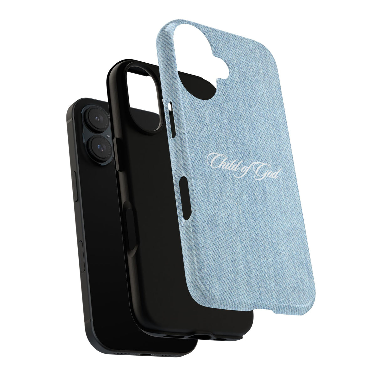 Child of God Denim Phone Case