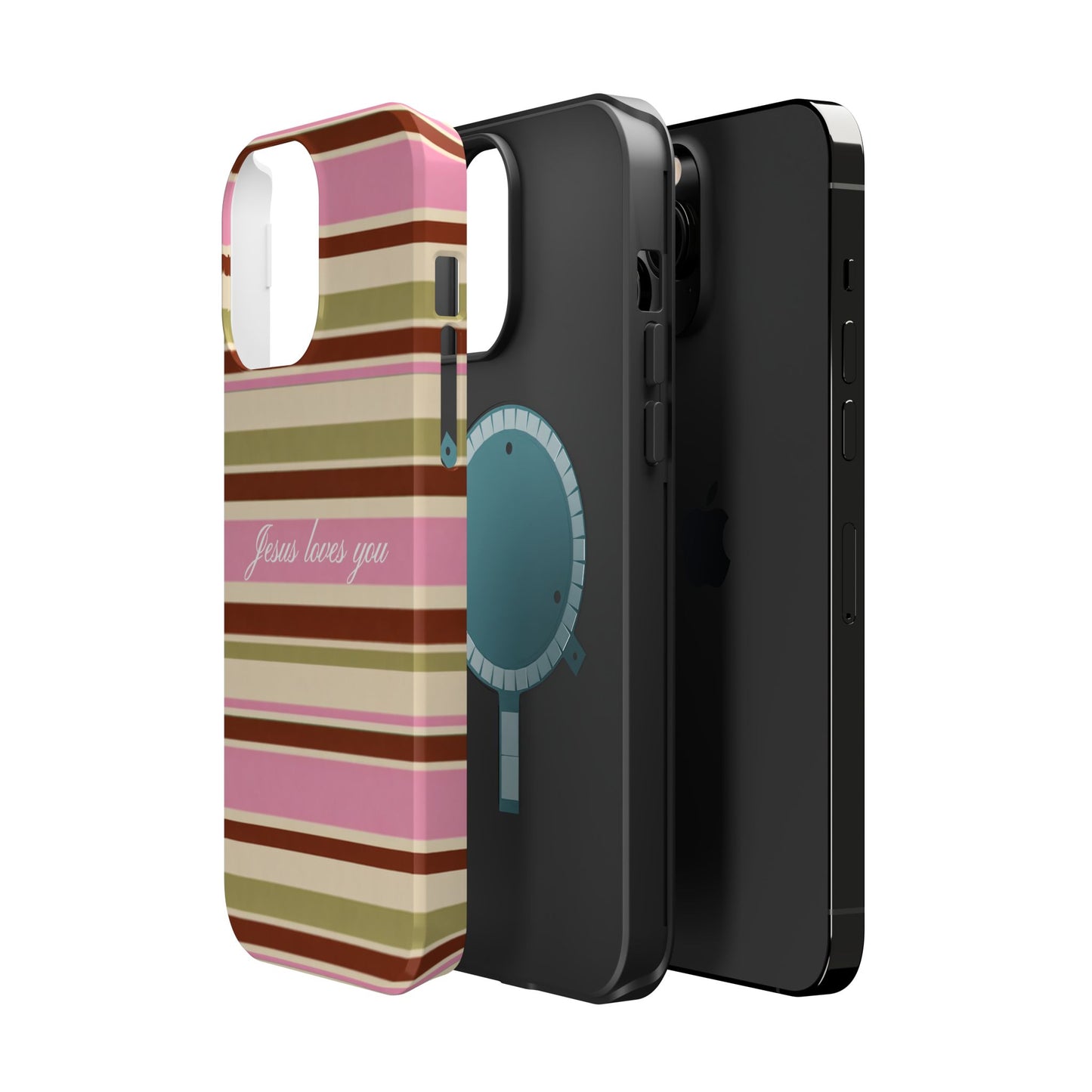Jesus Loves You Neapolitan MagSafe Phone Case