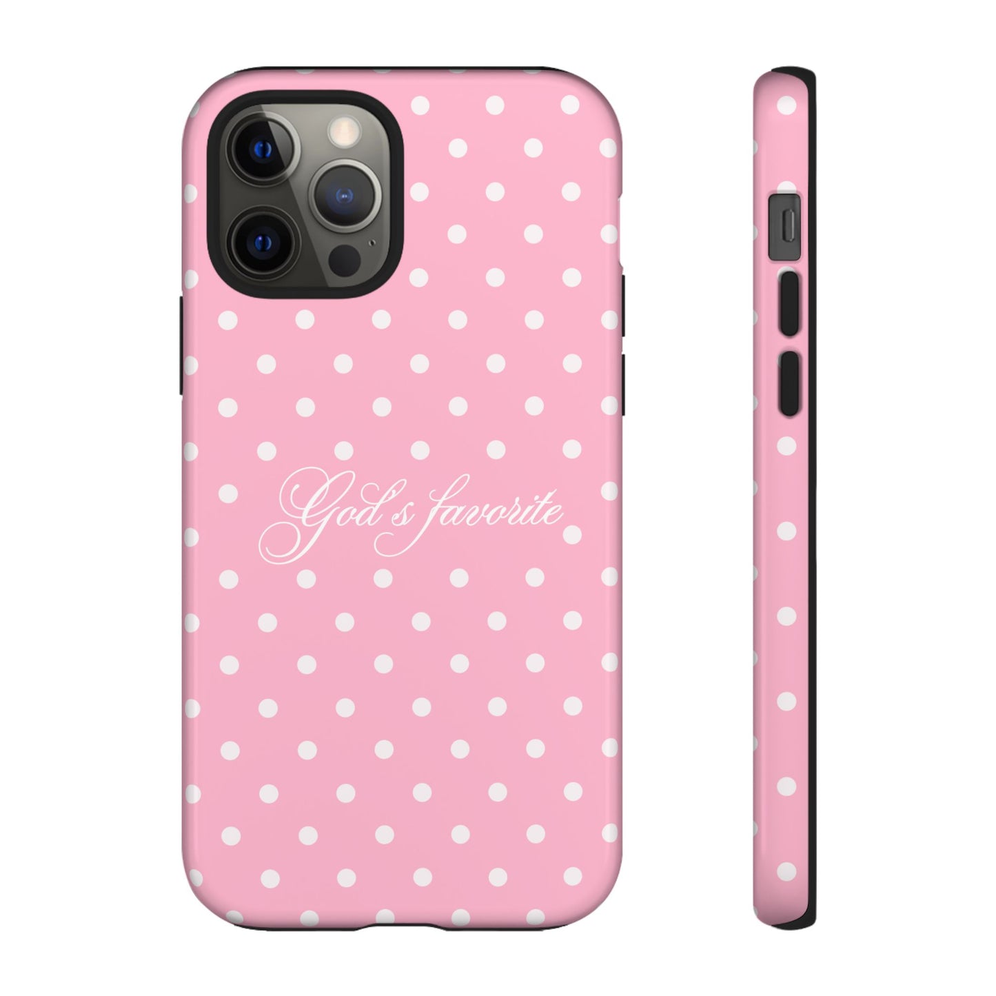 God’s favorite Pink Polka Dot Phone Case