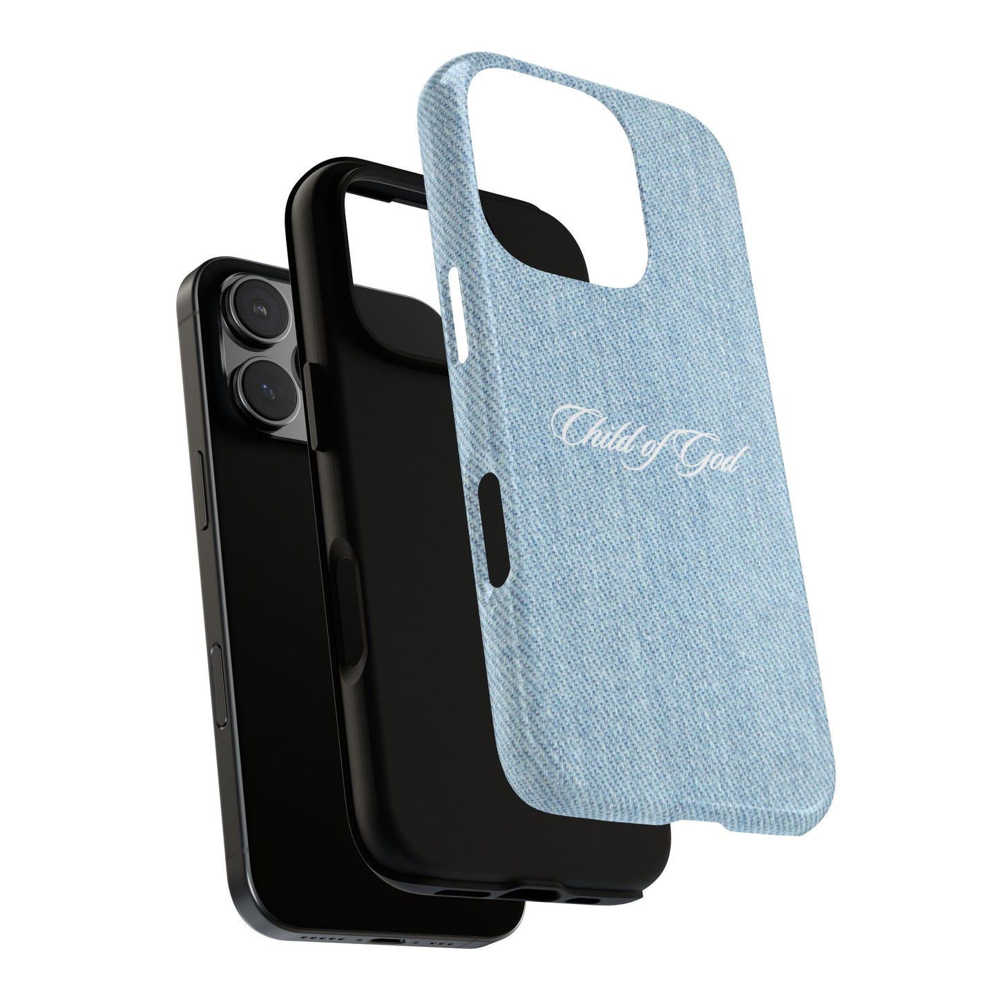 Child of God Denim Phone Case
