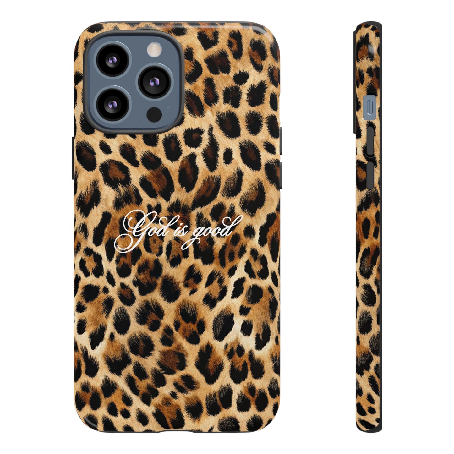 God is good Leopard Phone Case