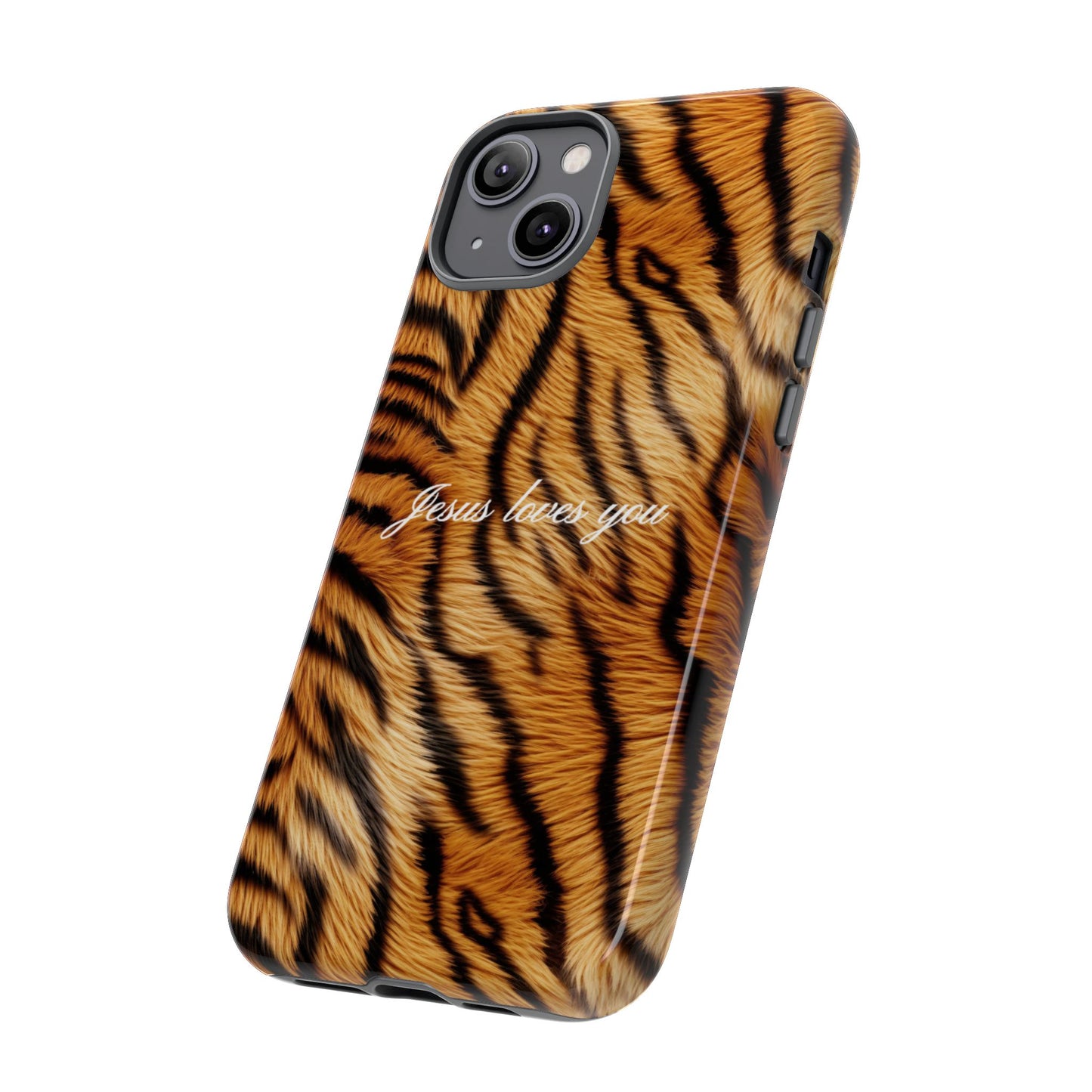 Jesus Loves You Tiger Phone Case