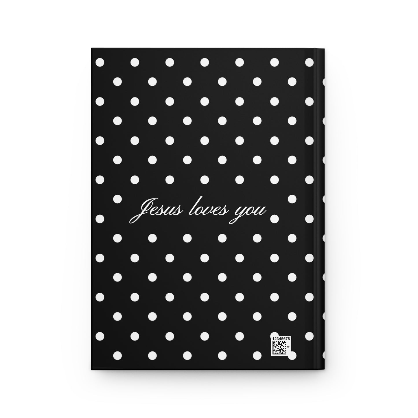 Jesus loves you Polka Dot Hardcover Journal