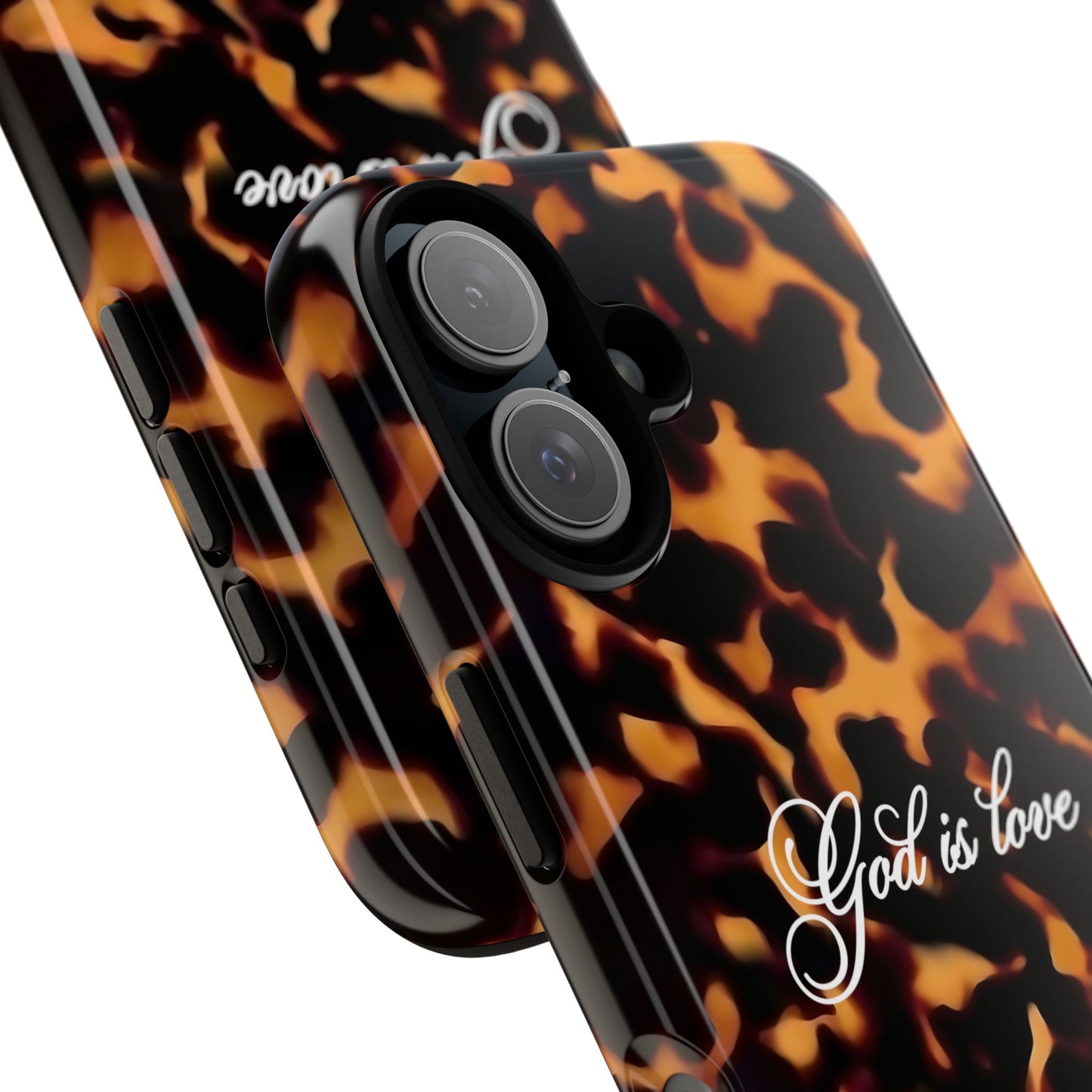 God is love Tortoise shell phone case