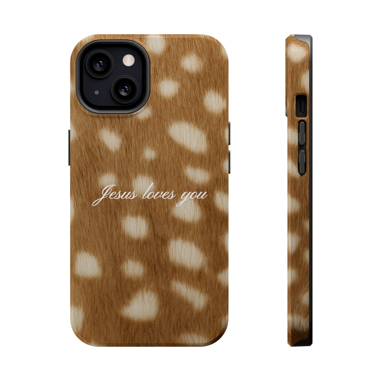 Jesus loves you Fawn MagSafe Phone Case