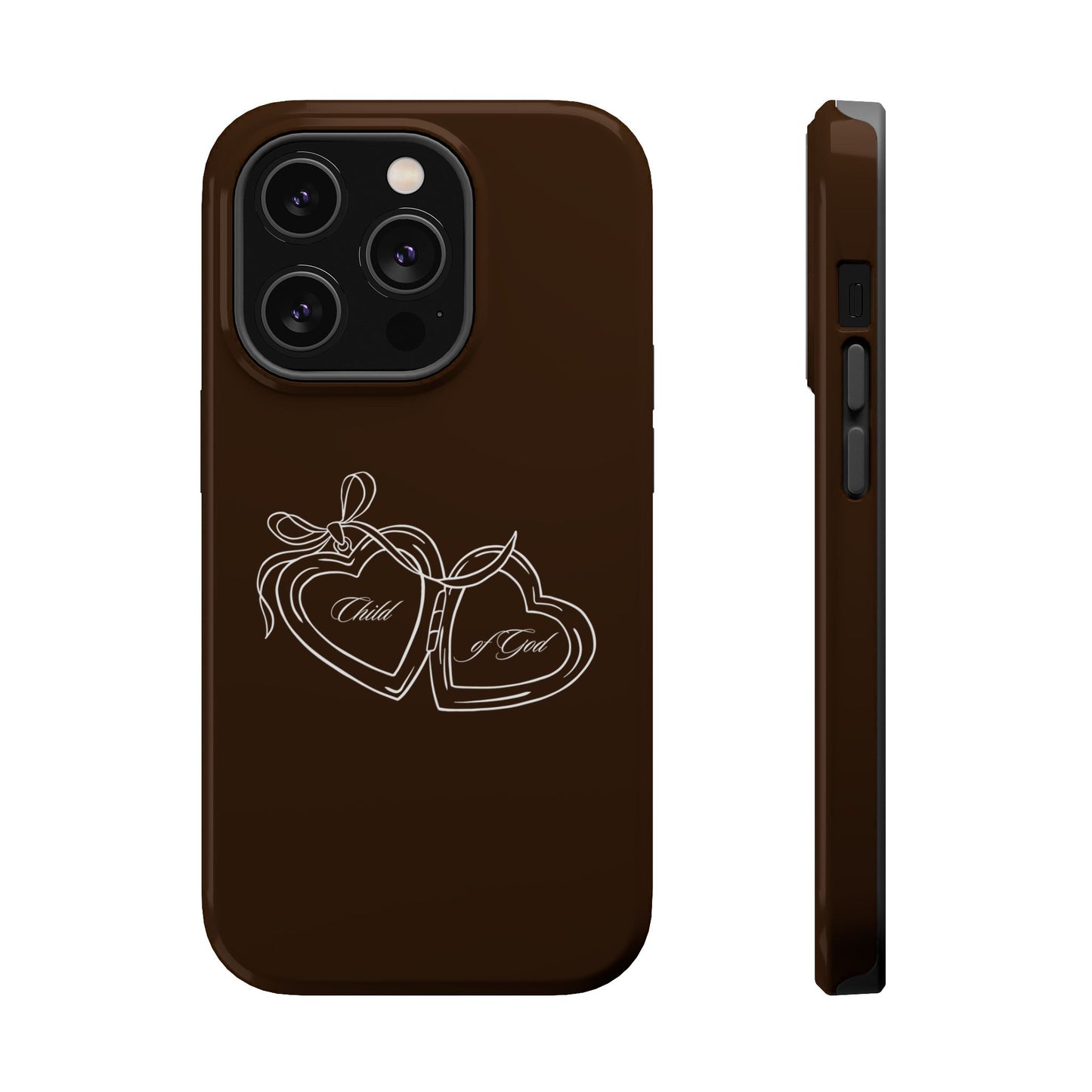 Child of God Locket Espresso Phone Case MagSafe