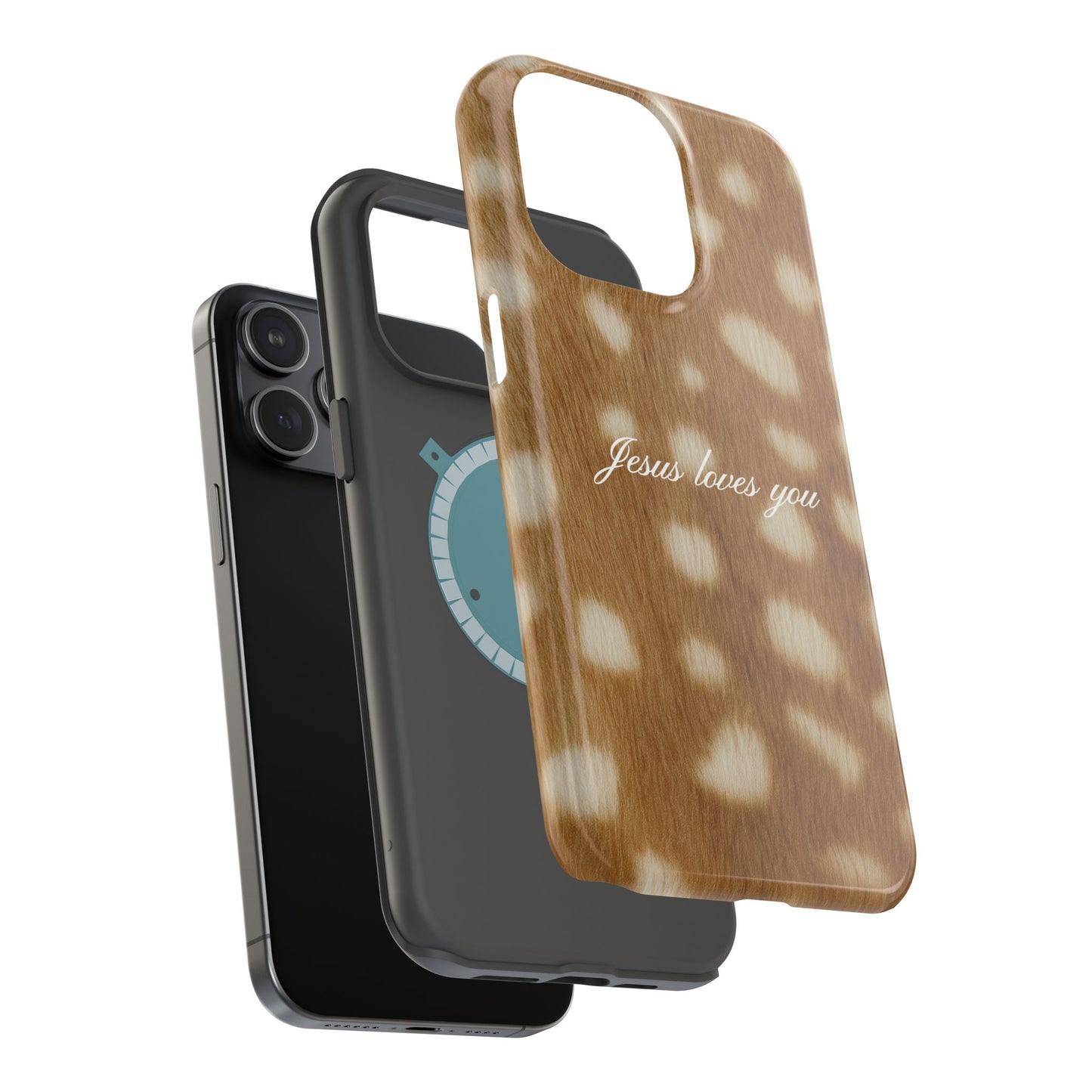 Jesus loves you Fawn MagSafe Phone Case