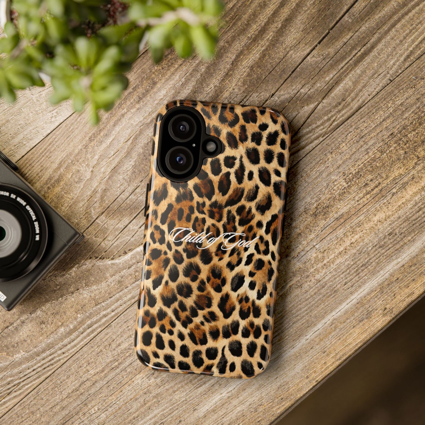 Child of God Leopard Phone Case