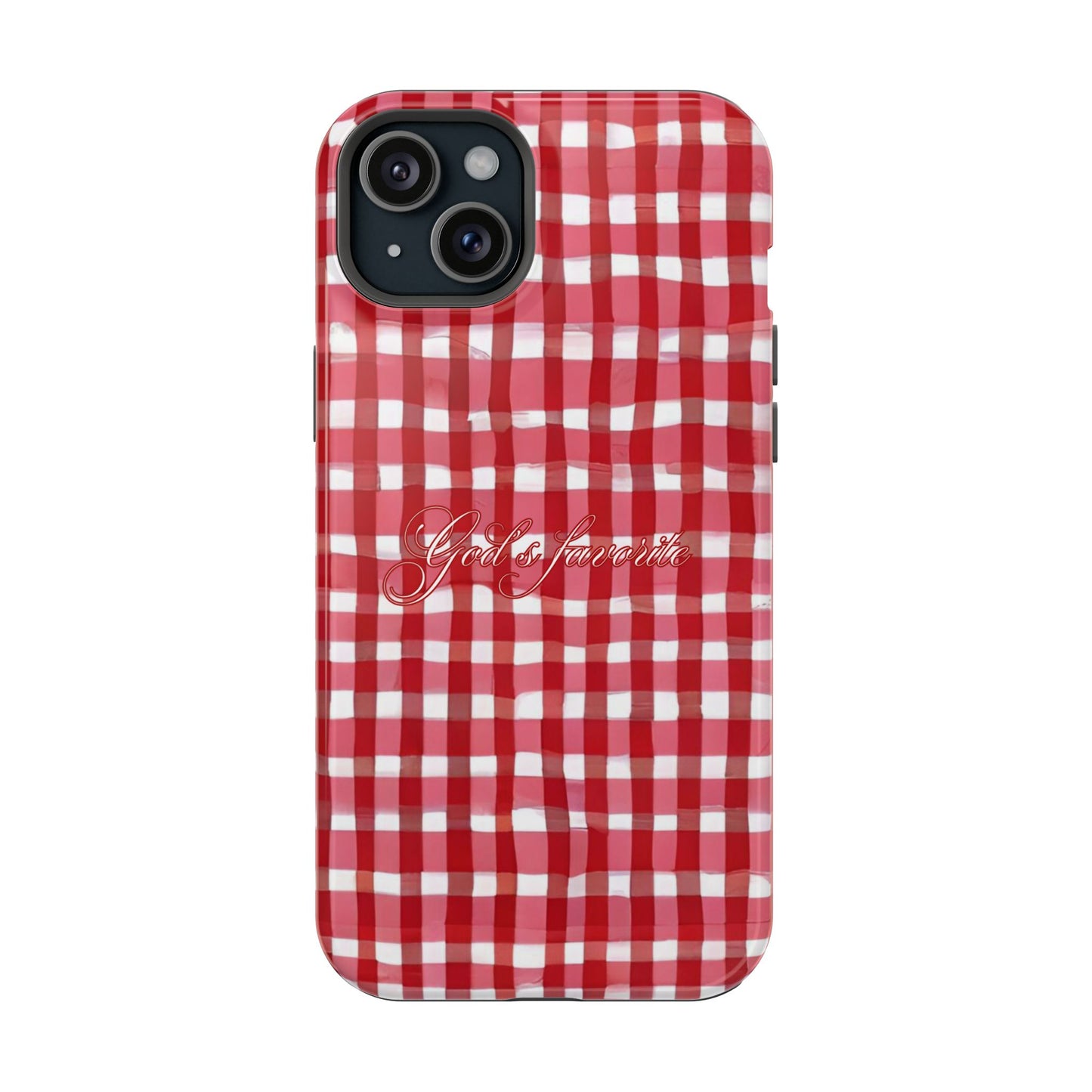 God’s favorite Gingham MagSafe Phone Case