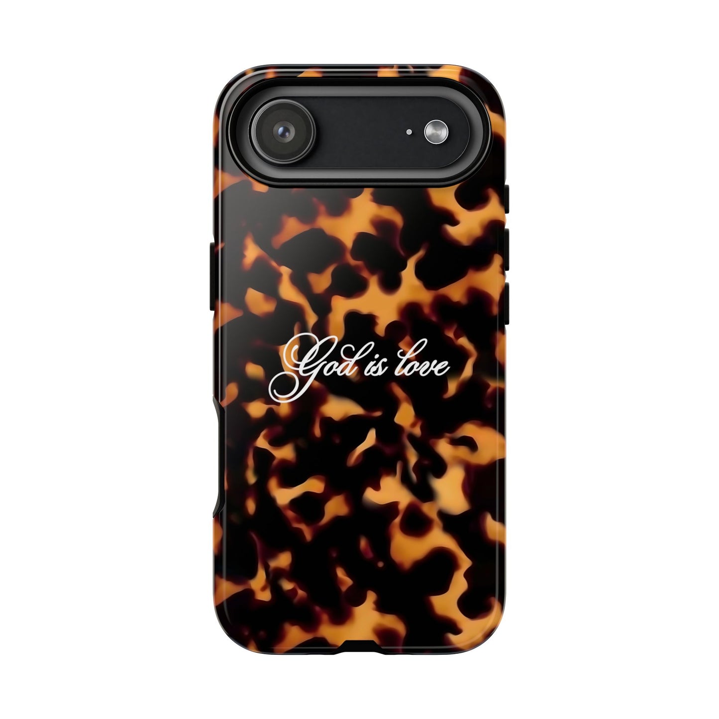 God is love Tortoise shell phone case
