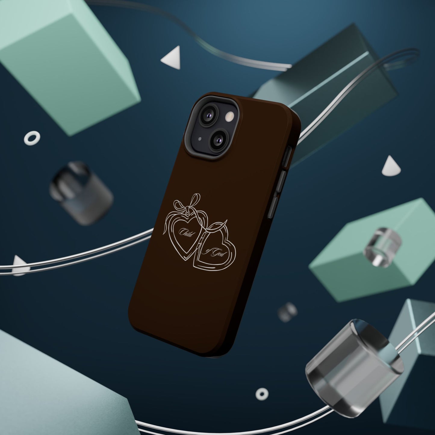 Child of God Locket Espresso Phone Case MagSafe