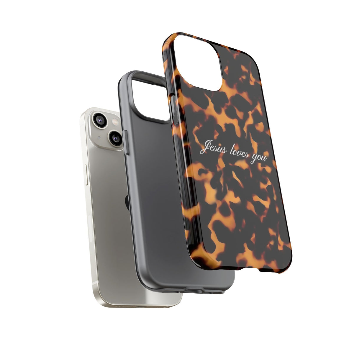 Jesus loves you Tortoise Phone Case