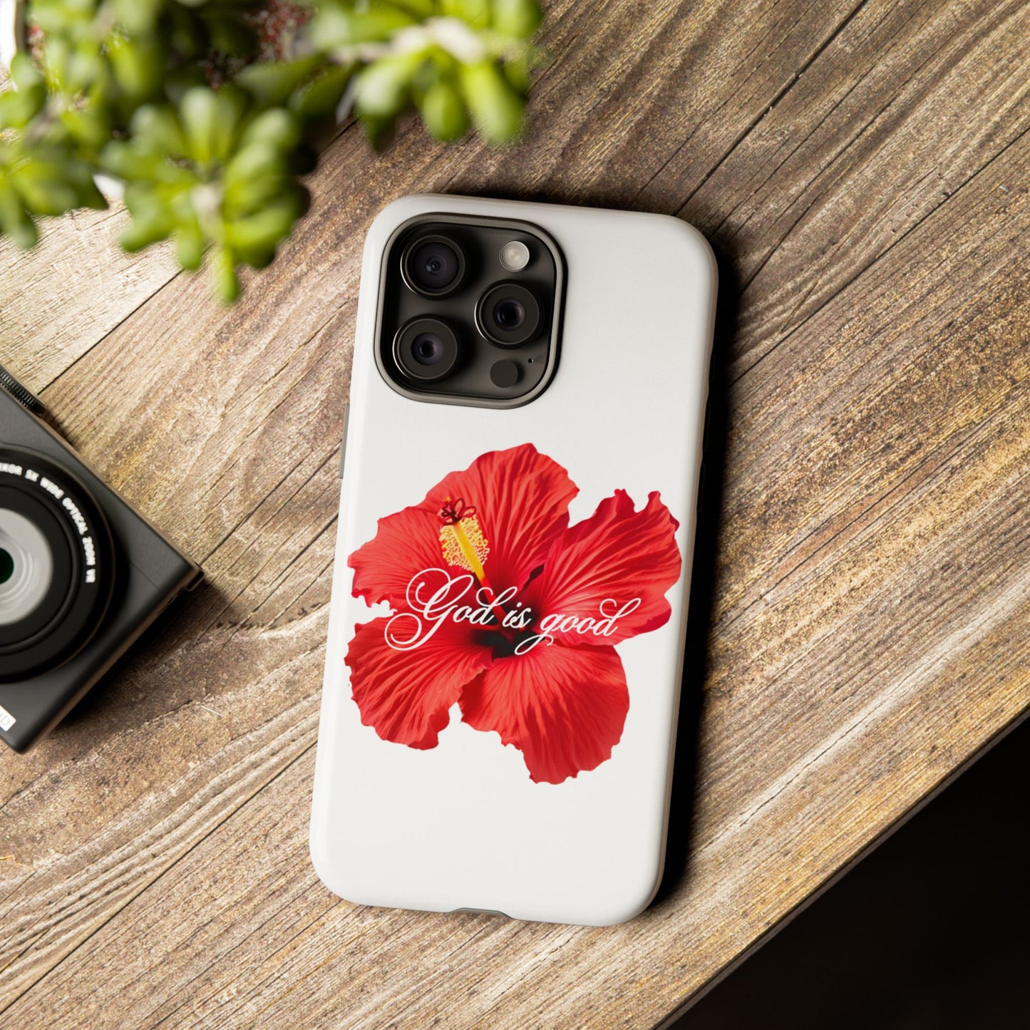 God is good Flower Phone Case