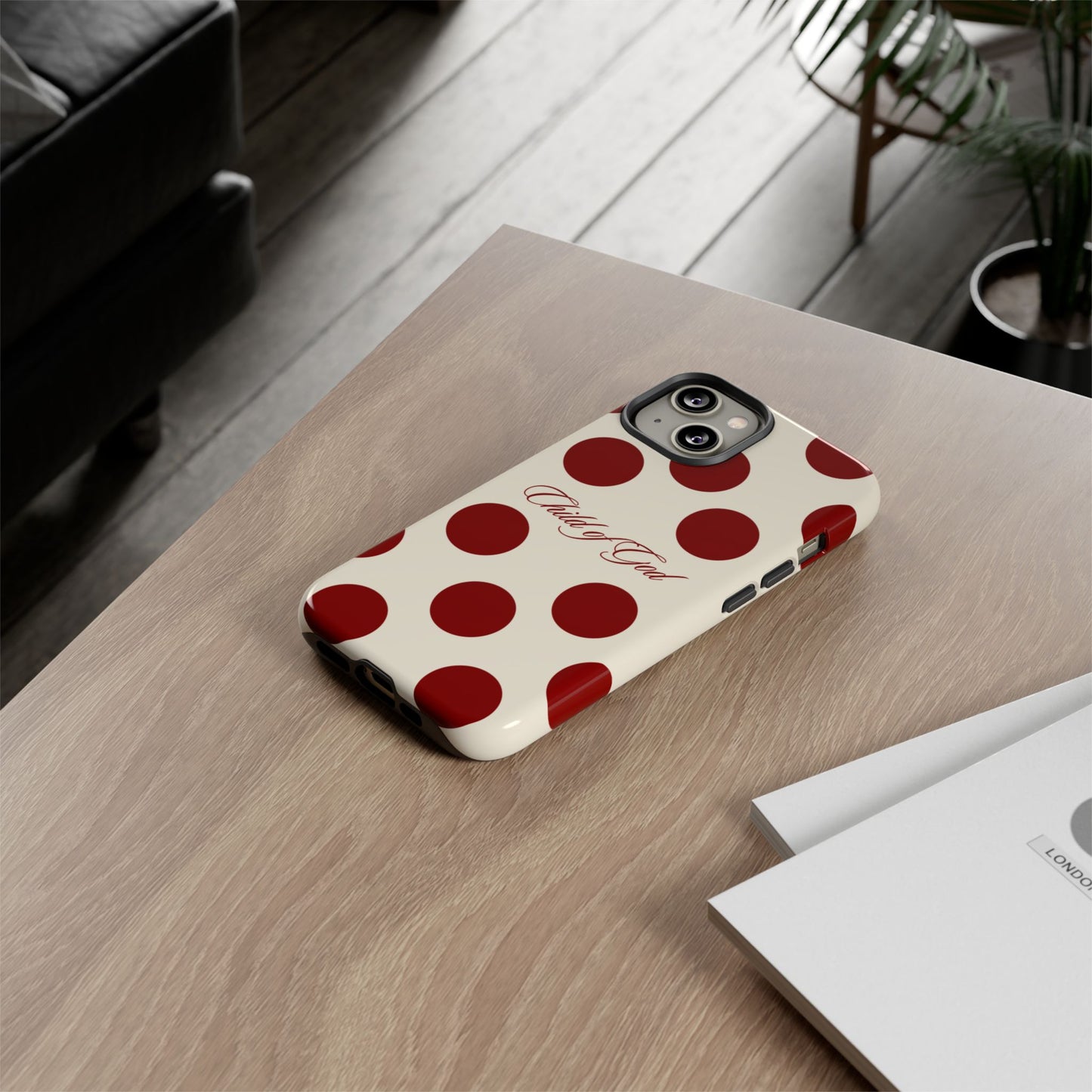 Child of God Red and Créame Phone Case
