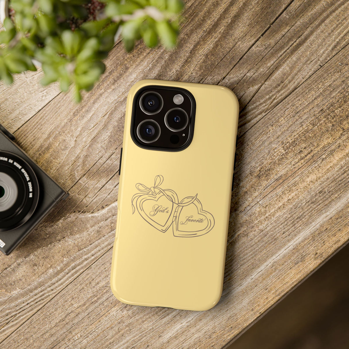 God’s favorite Butter Yellow Locket Phone Case