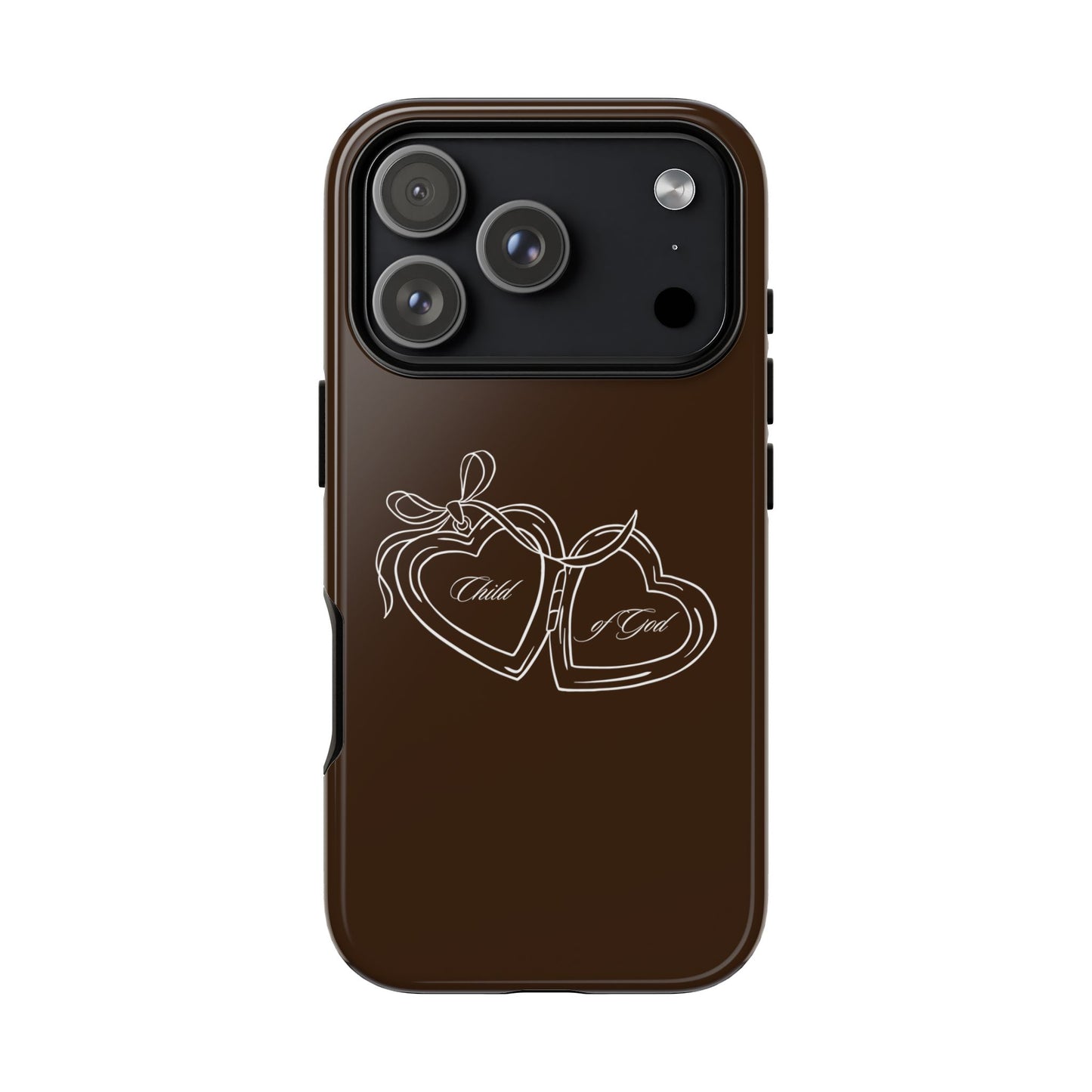 Child of God Espresso Locket Phone Case