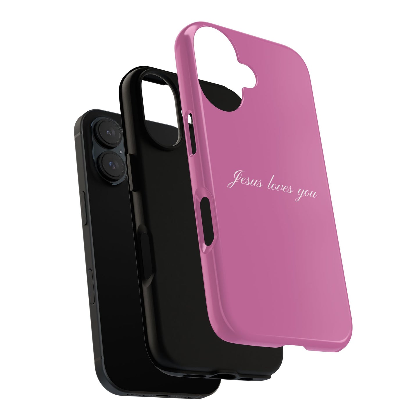 Jesus loves you Pink Phone Case