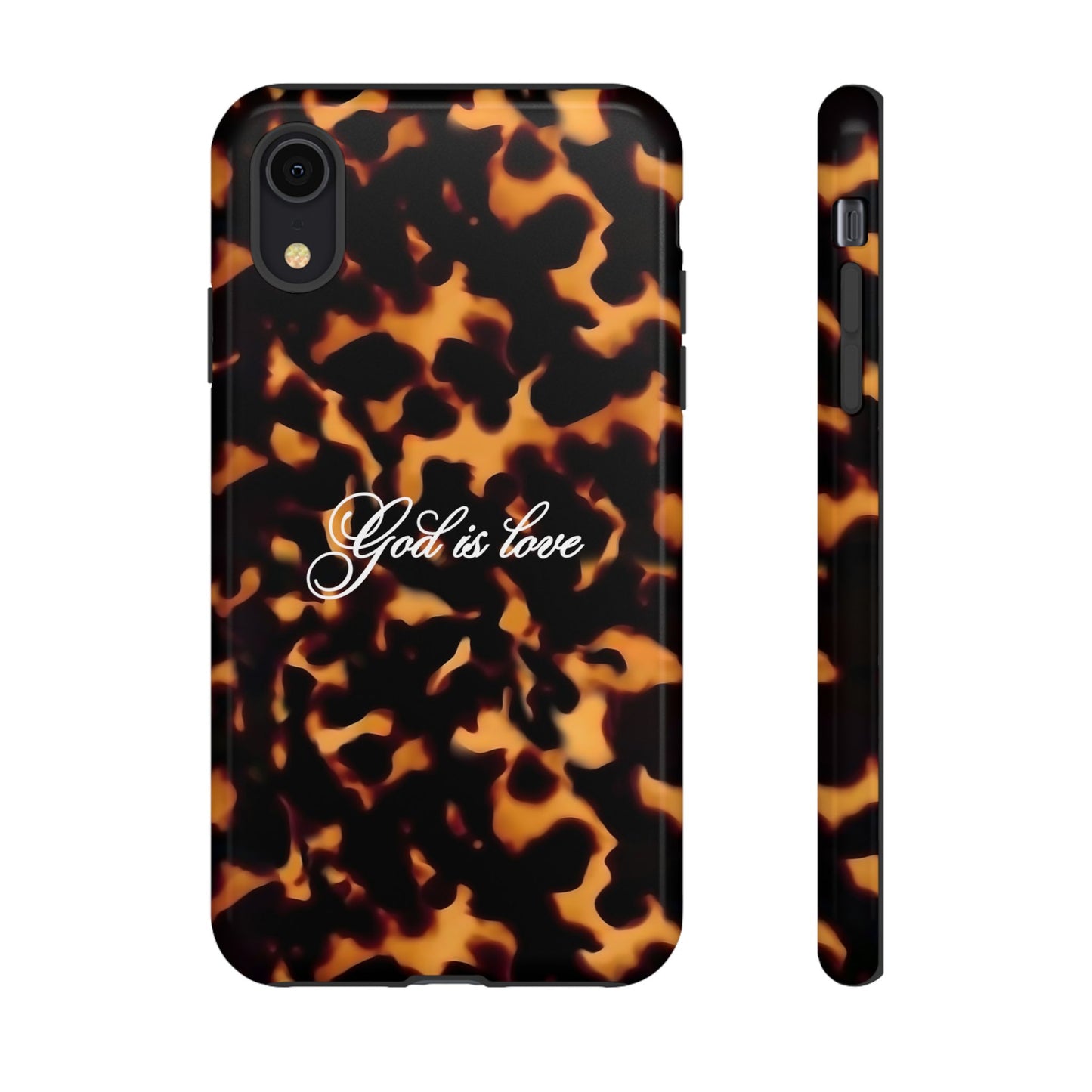 God is love Tortoise shell phone case