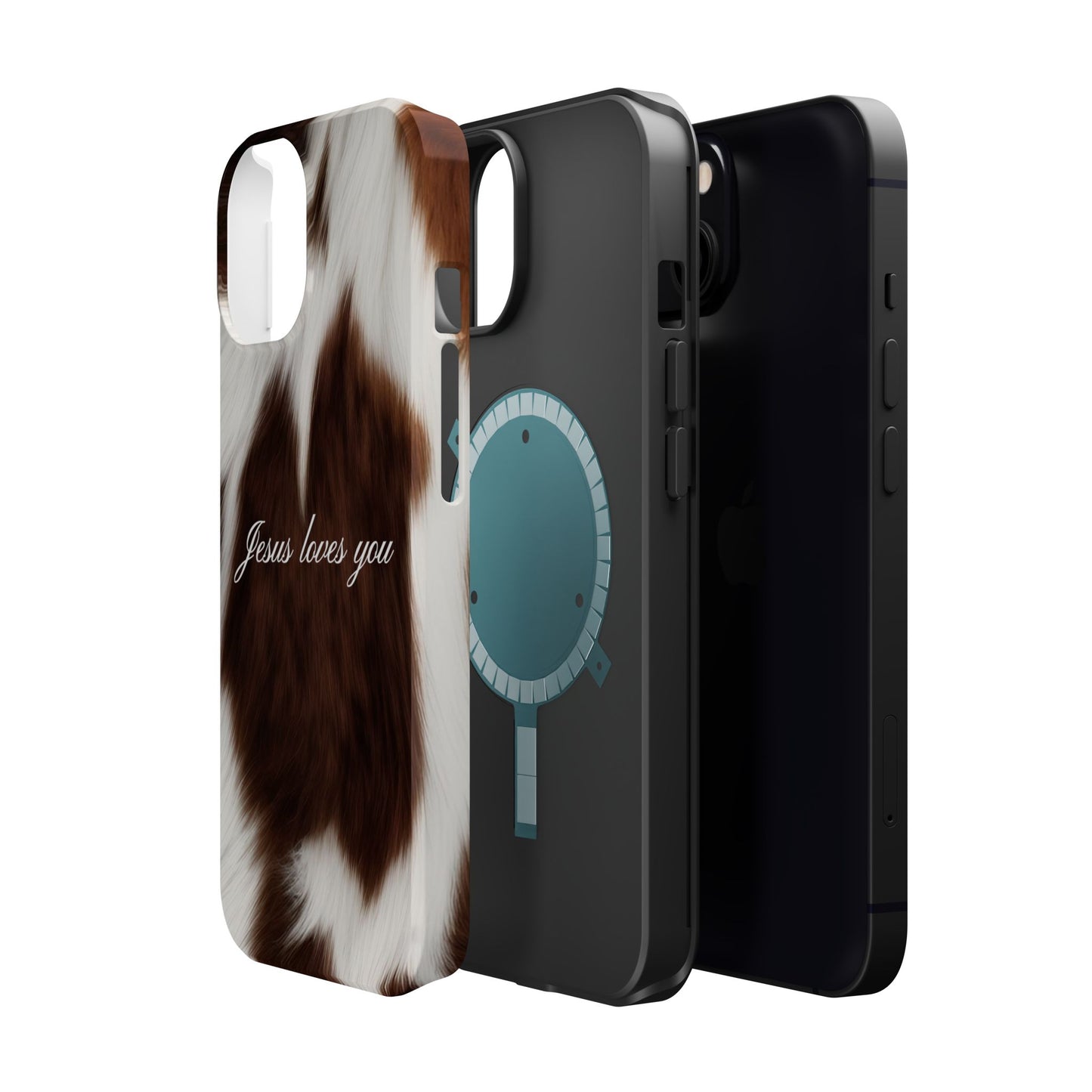 Jesus loves you Cow MagSafe Phone Case
