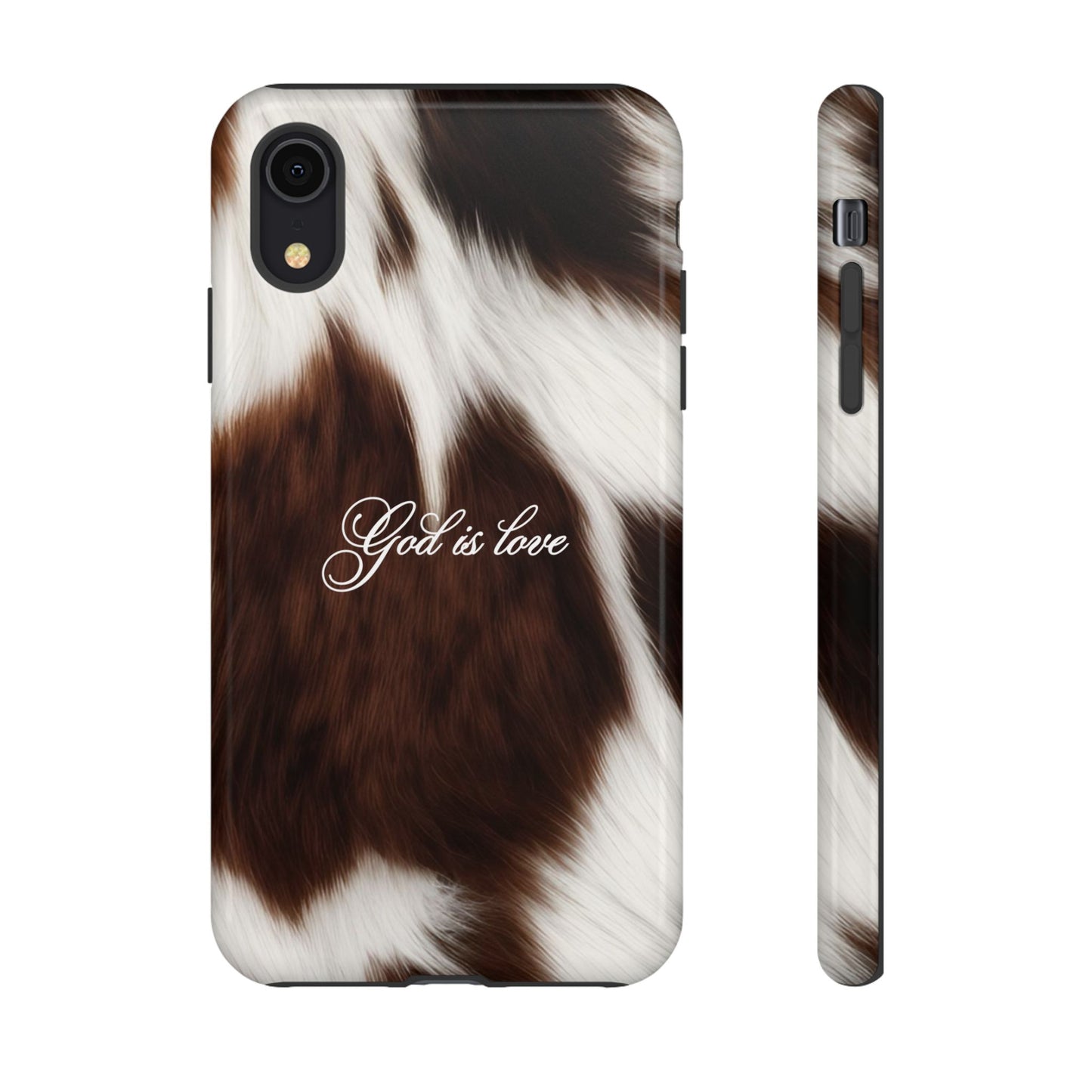 God is love Cow phone case