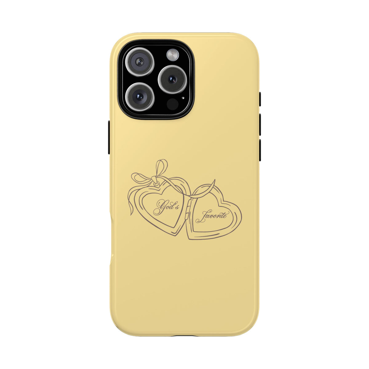 God’s favorite Butter Yellow Locket Phone Case