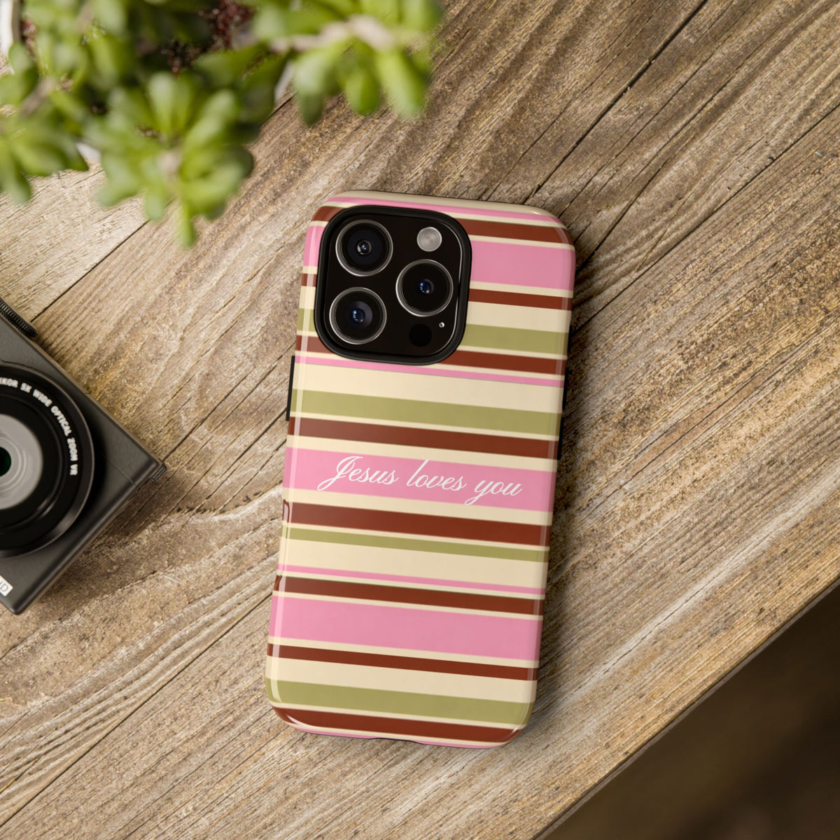 Jesus Loves You Neapolitan Phone Case