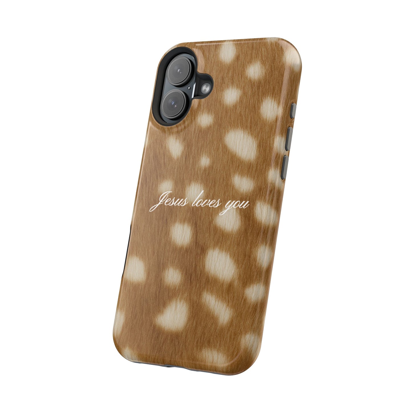 Jesus loves you Fawn MagSafe Phone Case