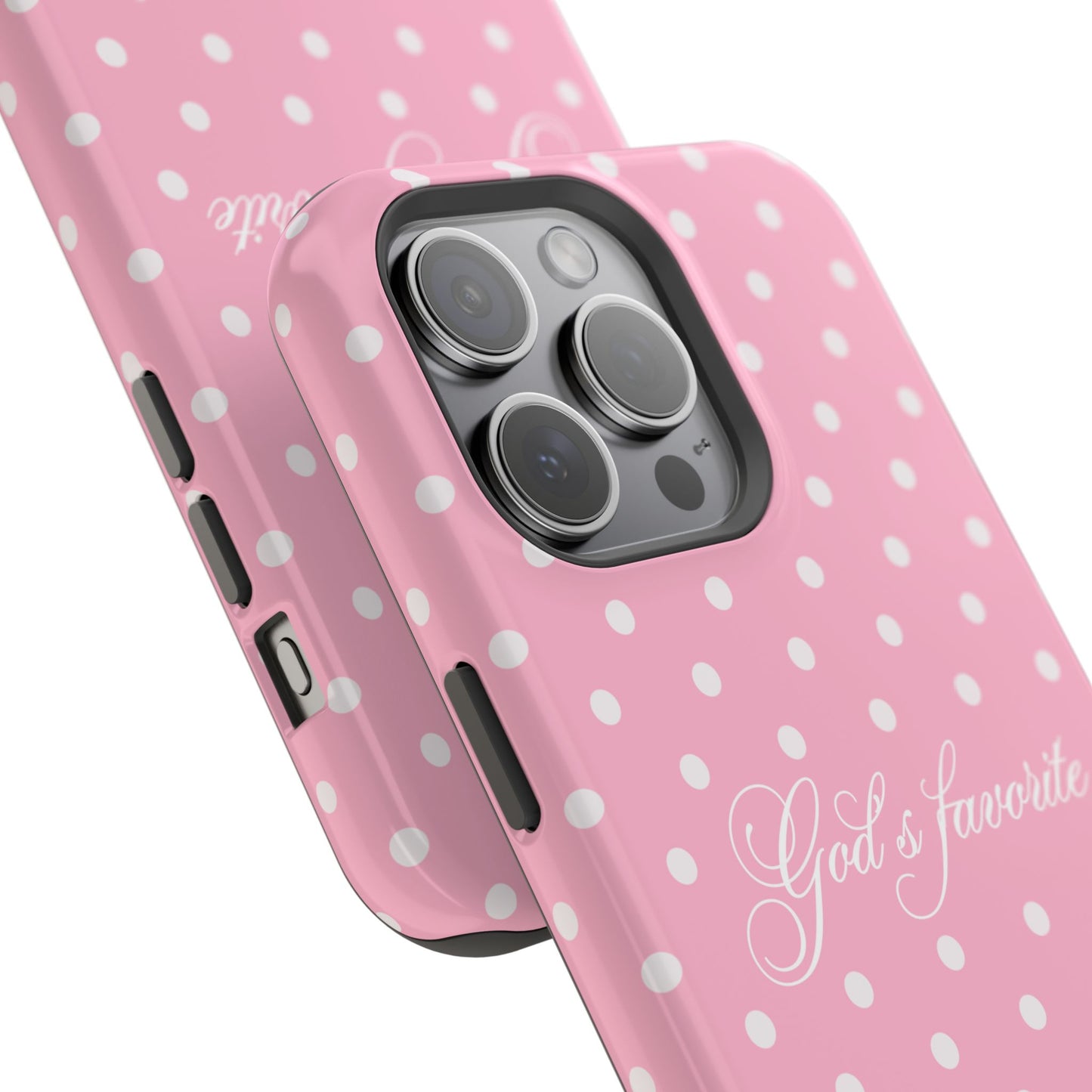 God’s favorite Pink Polka Dot MagSafe Phone Case