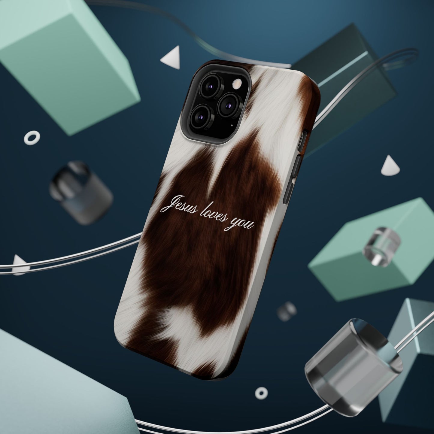 Jesus loves you Cow MagSafe Phone Case