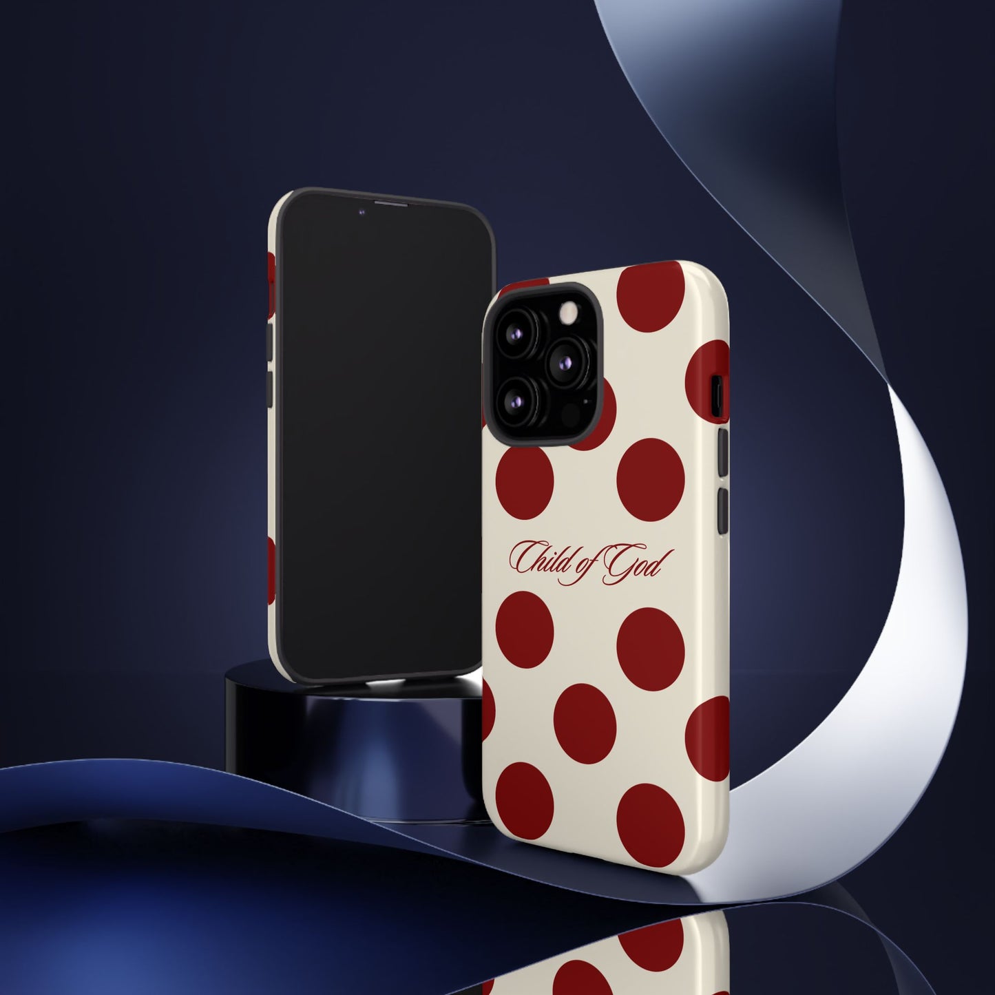 Child of God Red and Créame Phone Case