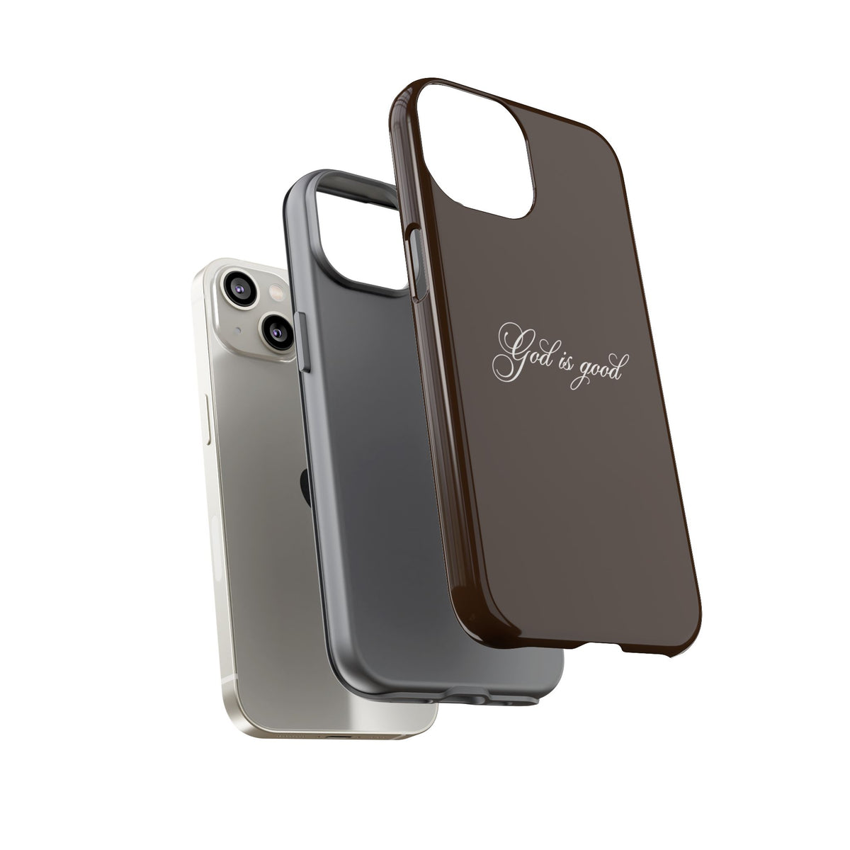 God is Good Espresso Phone Case