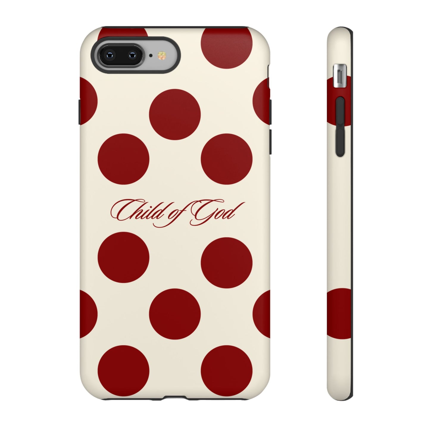 Child of God Red and Créame Phone Case