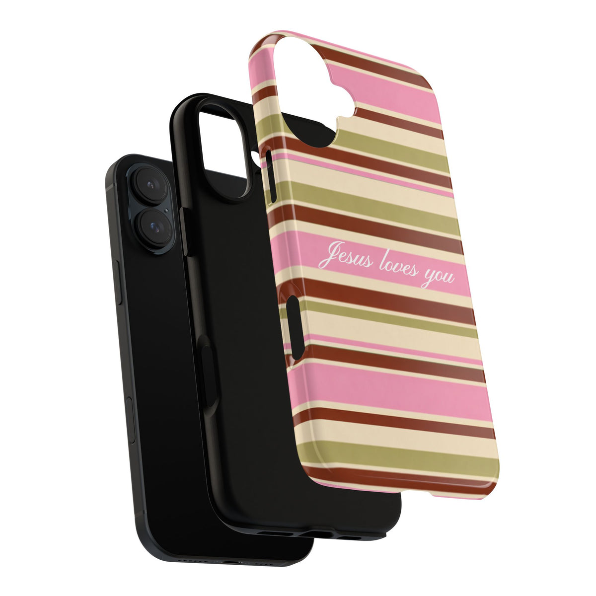 Jesus Loves You Neapolitan Phone Case