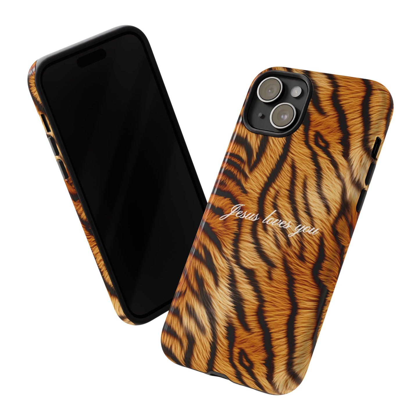 Jesus Loves You Tiger Phone Case