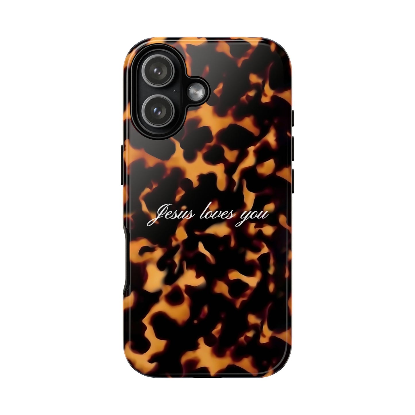 Jesus loves you Tortoise Phone Case